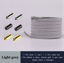 Load image into Gallery viewer, New No Tie Shoe laces Elastic Shoelaces Metal Lock Creative Kids Adult Sneakers Flat Shoelace Fast Safety Lazy Laces Unisex
