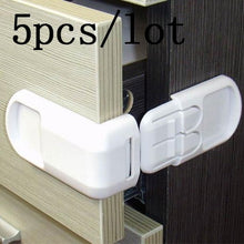 Load image into Gallery viewer, 10pcs/Lot Child Lock Protection Of Children Locking Doors For Children&#39;s Safety Kids Plastic Lock Best Selling
