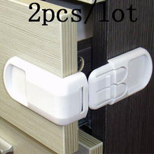 Load image into Gallery viewer, 10pcs/Lot Child Lock Protection Of Children Locking Doors For Children&#39;s Safety Kids Plastic Lock Best Selling
