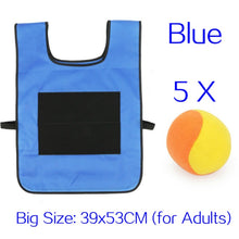 Load image into Gallery viewer, Kids Outdoor Sport Game Props Vest Sticky Jersey Vest Game Vest Waistcoat With Sticky Ball Throwing Toys For Children Sports Toy

