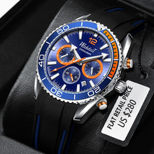 Load image into Gallery viewer, 2021 New Fashion Diver&#39;s Watch Men&#39;s Blue Top Brand Luxury 30ATM Waterproof Leisure Sports Stainless Steel Watch Men&#39;s Clock
