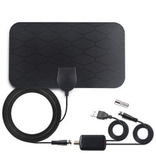 Load image into Gallery viewer, hengshanlao Indoor 1500 Miles Digital Antena TV Aerial Amplified HDTV Antenna 4K DVB-T2 Freeview isdb-tb Local Channel Broadcast
