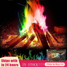 Load image into Gallery viewer, 10g/15g/25g Bonfire Sachets Fire Colorful Flames Powder Pyrotechnics Trick Outdoor Camping Hiking Survival Tools Party Tools
