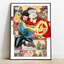 Load image into Gallery viewer, Avengers Comic Posters Marvel Superhero Canvas Painting Iron Man Captain America Print Wall Art Picture Boy Room Home Decoration
