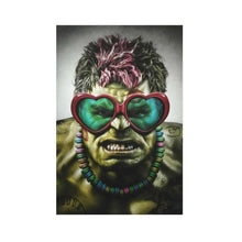 Load image into Gallery viewer, Marvel Superhero Hulk with Glasses Canvas Painting Posters and Prints Comic on Wall Art for Living Room Home Decor Picture
