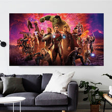 Load image into Gallery viewer, Marvel Avengers Superhero Poster Movie Comics Canvas Painting Anime Mural Children&#39;s Room Print Art Wall Decor Kid Birthday Gift
