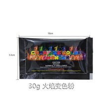 Load image into Gallery viewer, WolFAce Magic Fire Colorful Flames Powder Bonfire Sachets Pyrotechnics Magic Trick Outdoor Camping Hiking Survival Tools New
