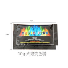 Load image into Gallery viewer, WolFAce Magic Fire Colorful Flames Powder Bonfire Sachets Pyrotechnics Magic Trick Outdoor Camping Hiking Survival Tools New
