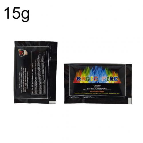 Magic Fire Mystical Magic Tricks Colorful Flames Powder Bonfire Sachet Magicians Pyrotechnics Classic Toy Camping Survival Tools