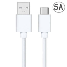 Load image into Gallery viewer, 5A USB Type C Cable 1m 2m 3m Fast Charging Type-C Kable for Huawei P30 pro P20 P40 Mate 20 Pro Phone Supercharge QC3.0 USBC Cabo
