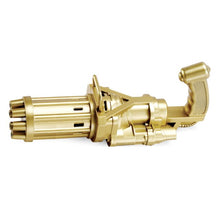 Load image into Gallery viewer, Upgrade Electric Bubble Machine Summer Fan Combo Black Gold Gatling Bubble Gun Children Bubble Blowing Toy Gun Kids Toy Gifts
