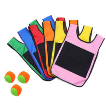 Load image into Gallery viewer, Kids Outdoor Sport Game Props Vest Sticky Jersey Vest Game Vest Waistcoat With Sticky Ball Toys  Outdoor Fun Sports Toy
