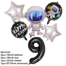 Load image into Gallery viewer, New Space Planet party Plate Napkins cups Tableware stars party for Astronaut Happy Birthday Party Supplies Universe Decorations
