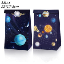 Load image into Gallery viewer, New Space Planet party Plate Napkins cups Tableware stars party for Astronaut Happy Birthday Party Supplies Universe Decorations
